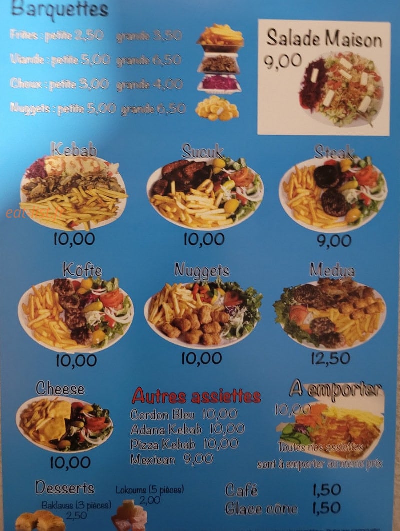 Medya Kebab — carte page 3