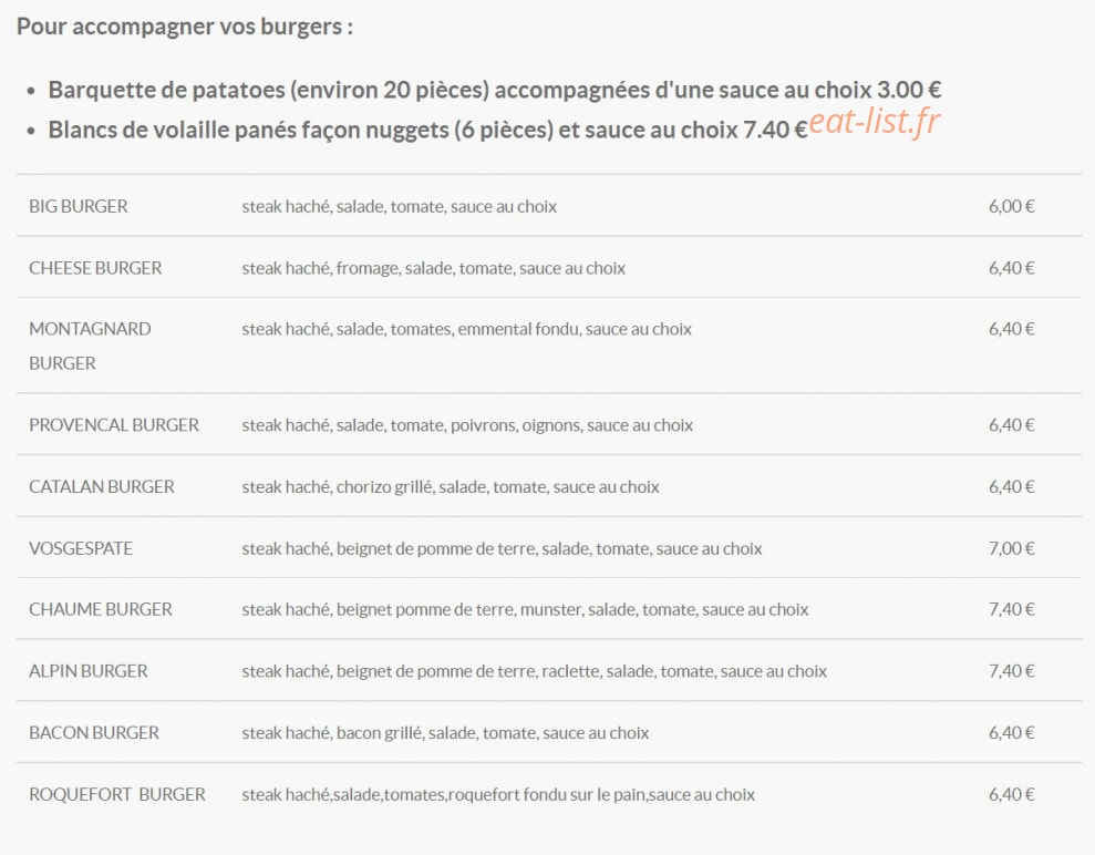 Le Croco — carte page 6