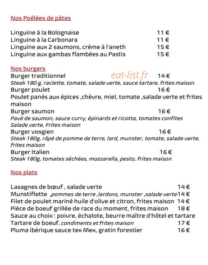 L'Art de vivre — carte page 3