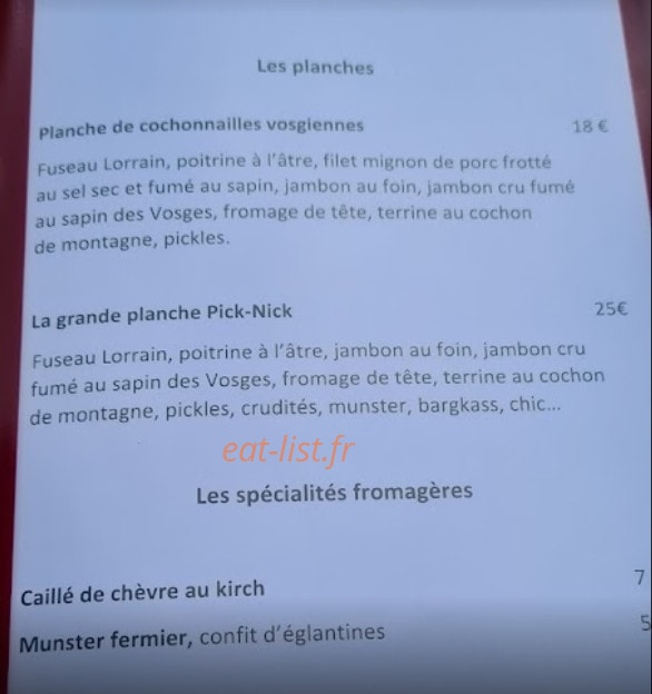 La Ferme du Riant — carte page 1