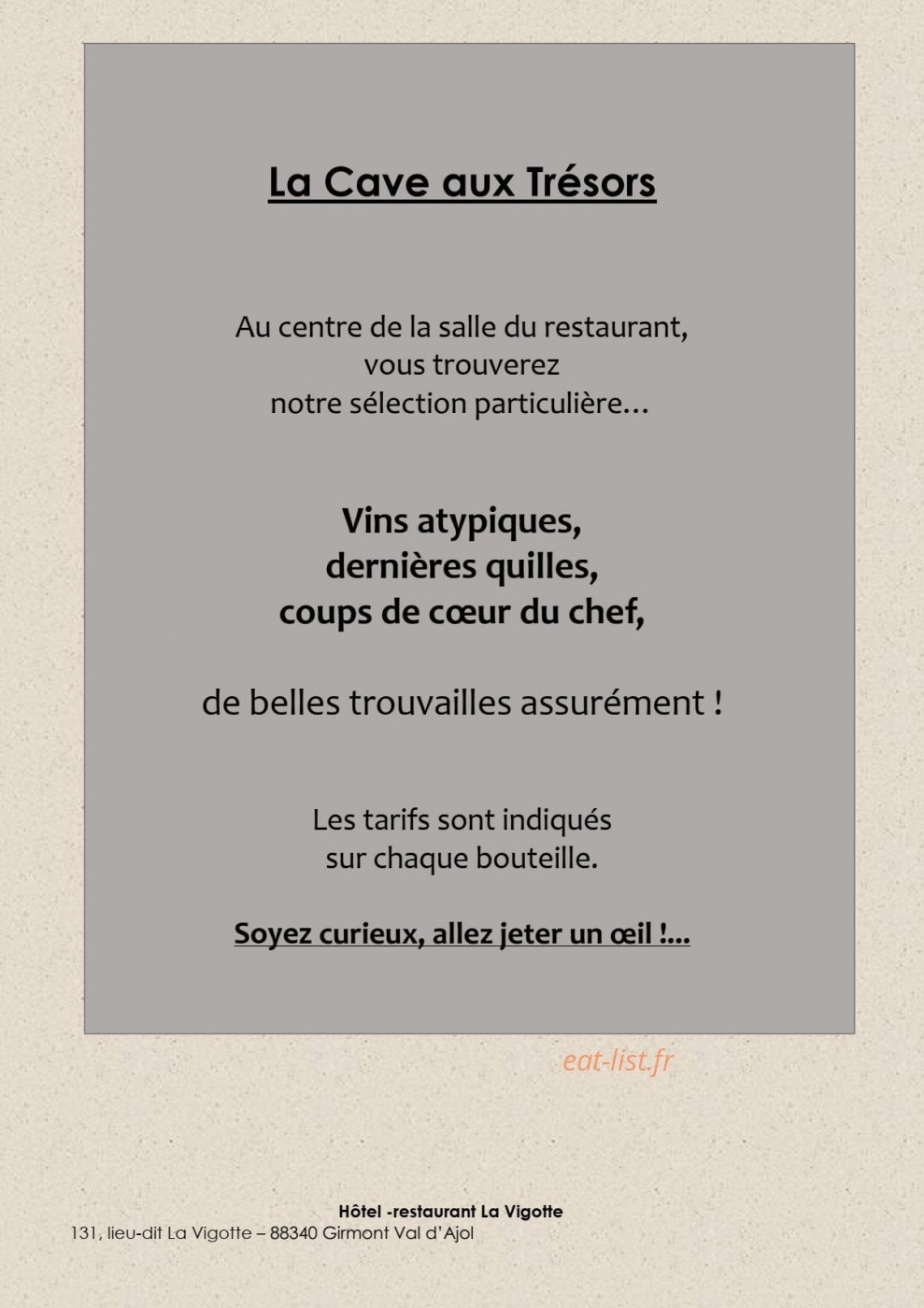 La Vigotte — carte page 35