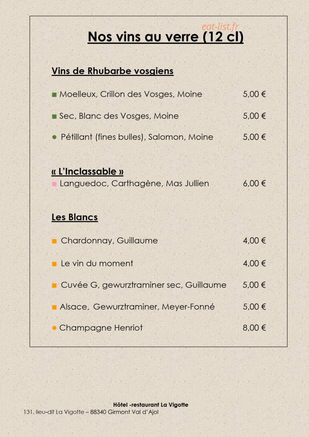 La Vigotte — carte page 18