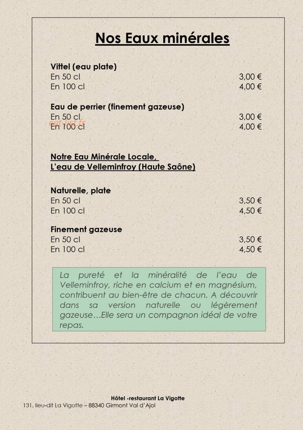 La Vigotte — carte page 21