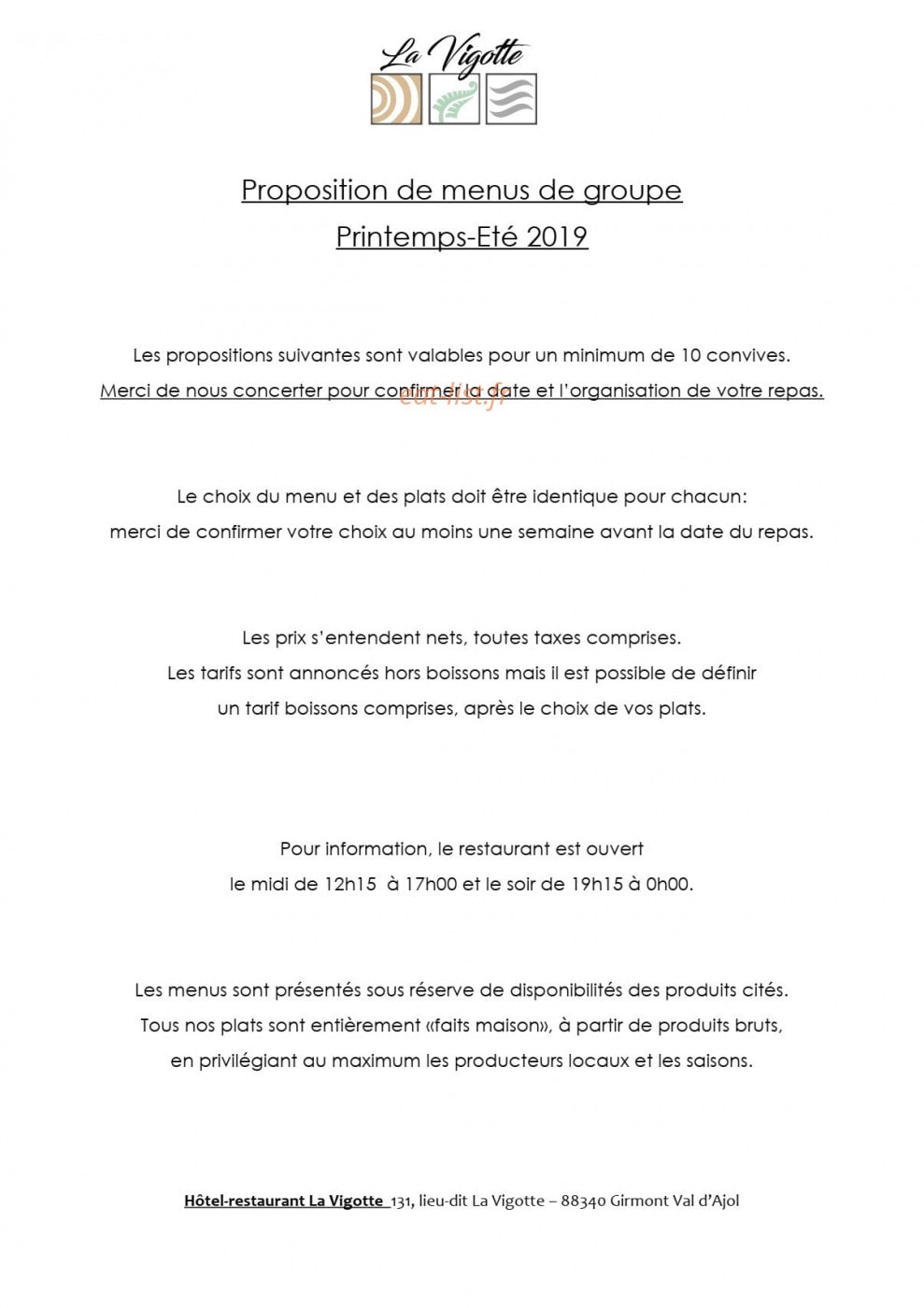 La Vigotte — carte page 7