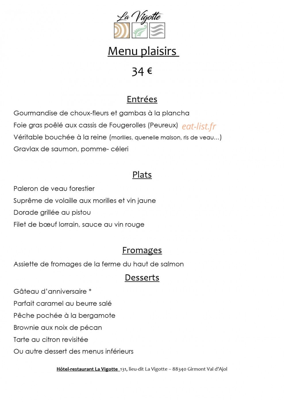 La Vigotte — carte page 11
