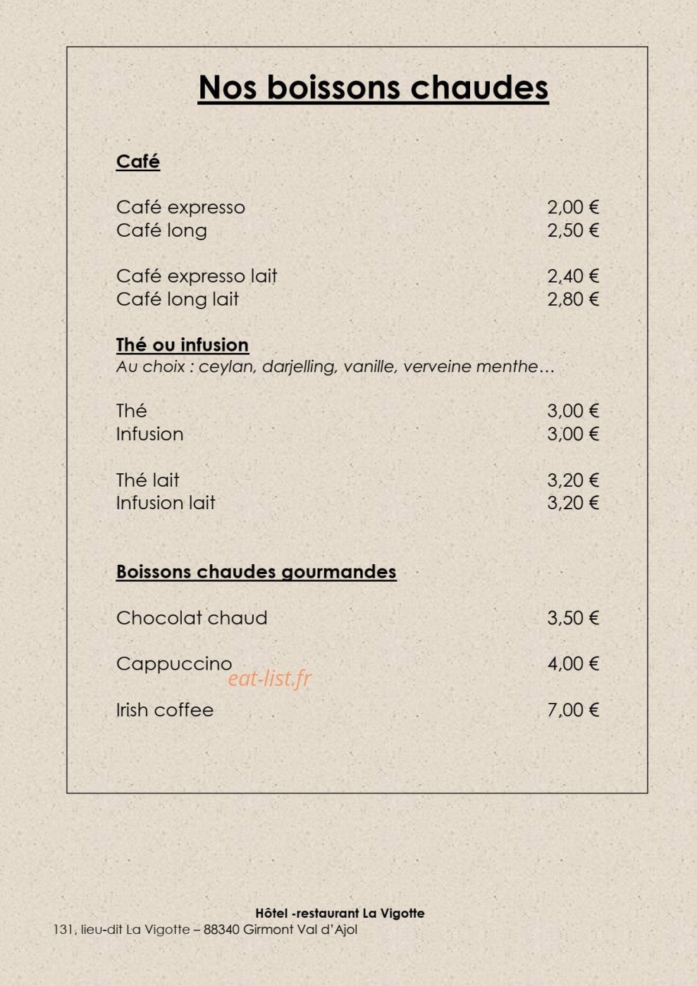 La Vigotte — carte page 22