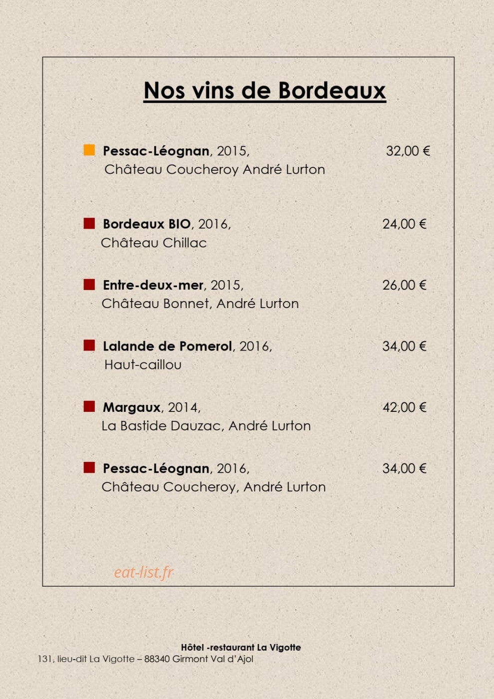 La Vigotte — carte page 30