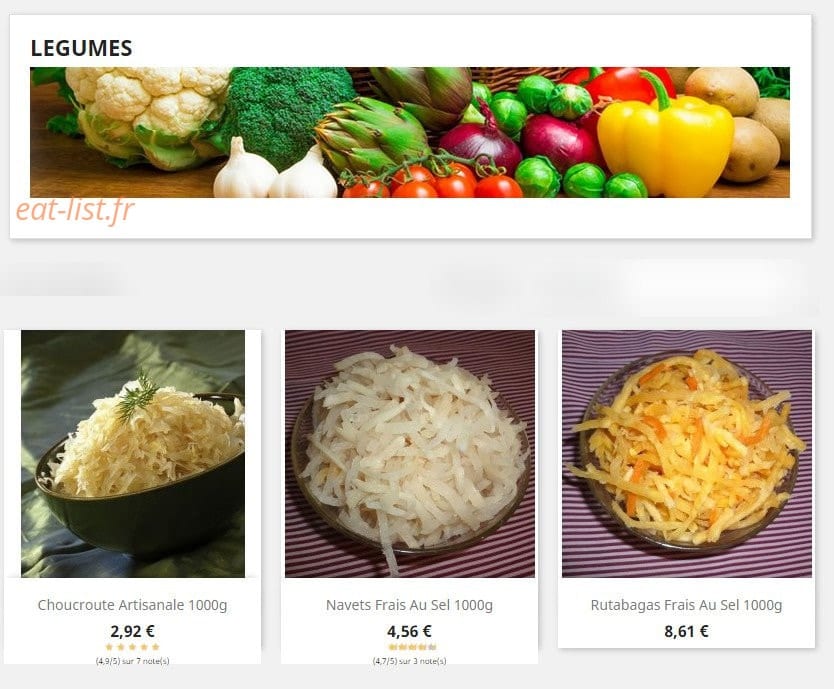 Colis Frais — carte page 3