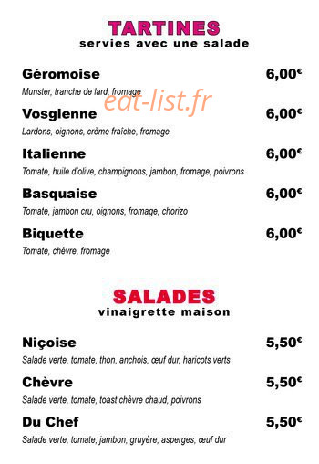 Pizza Ninja — carte page 4
