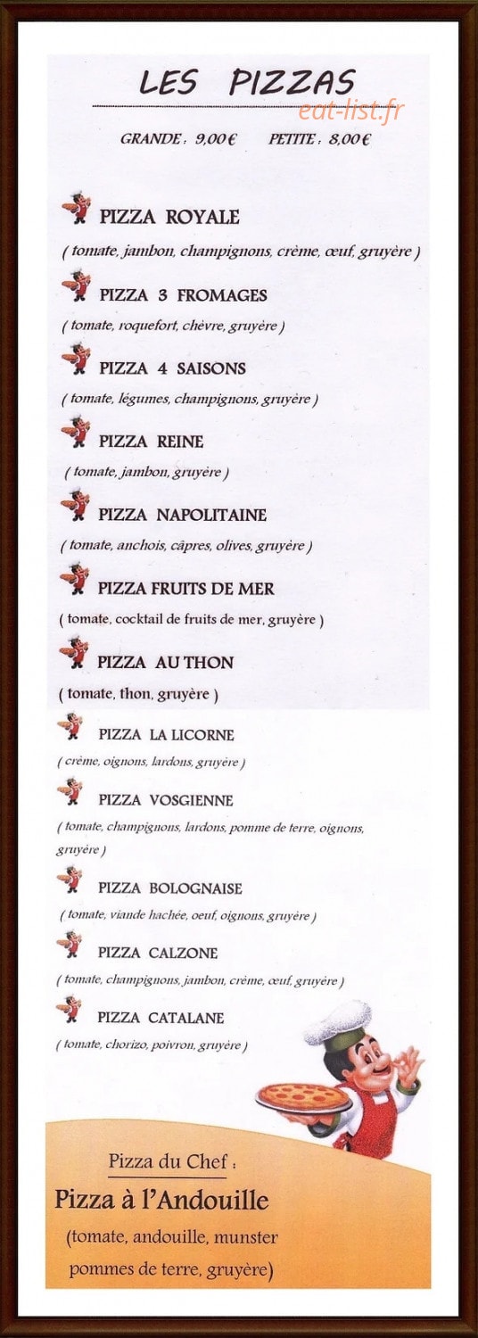 Brasserie des Abbesses — carte page 3