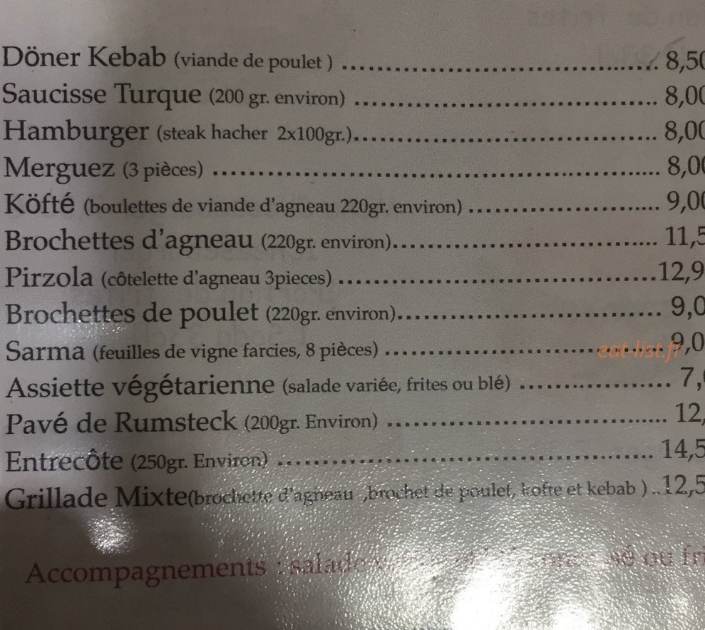 Chez Malo — carte page 4