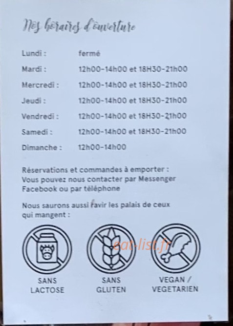La Douceur de Vivre — carte page 4
