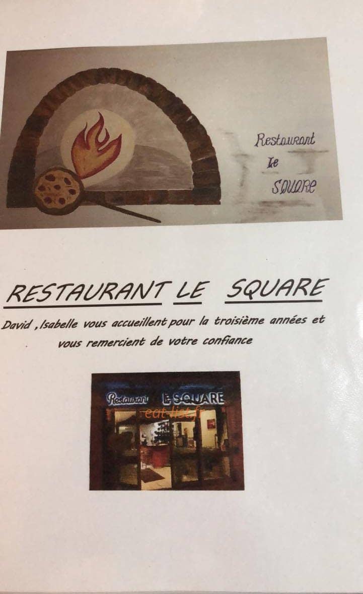 Le square — carte page 1