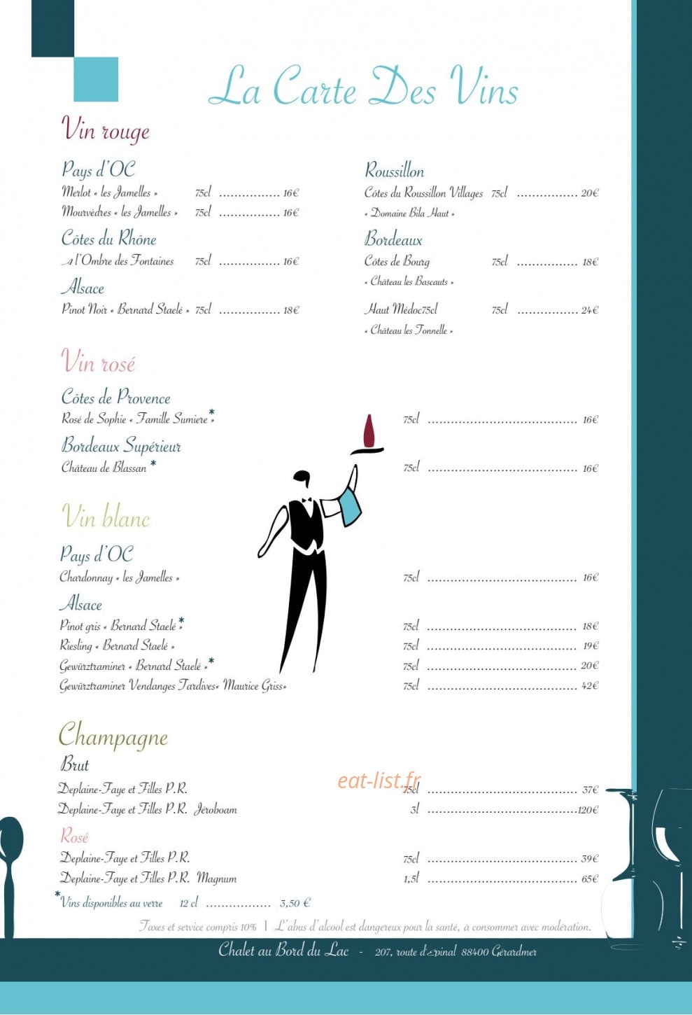 Chalet Au Bord Du Lac — carte page 2