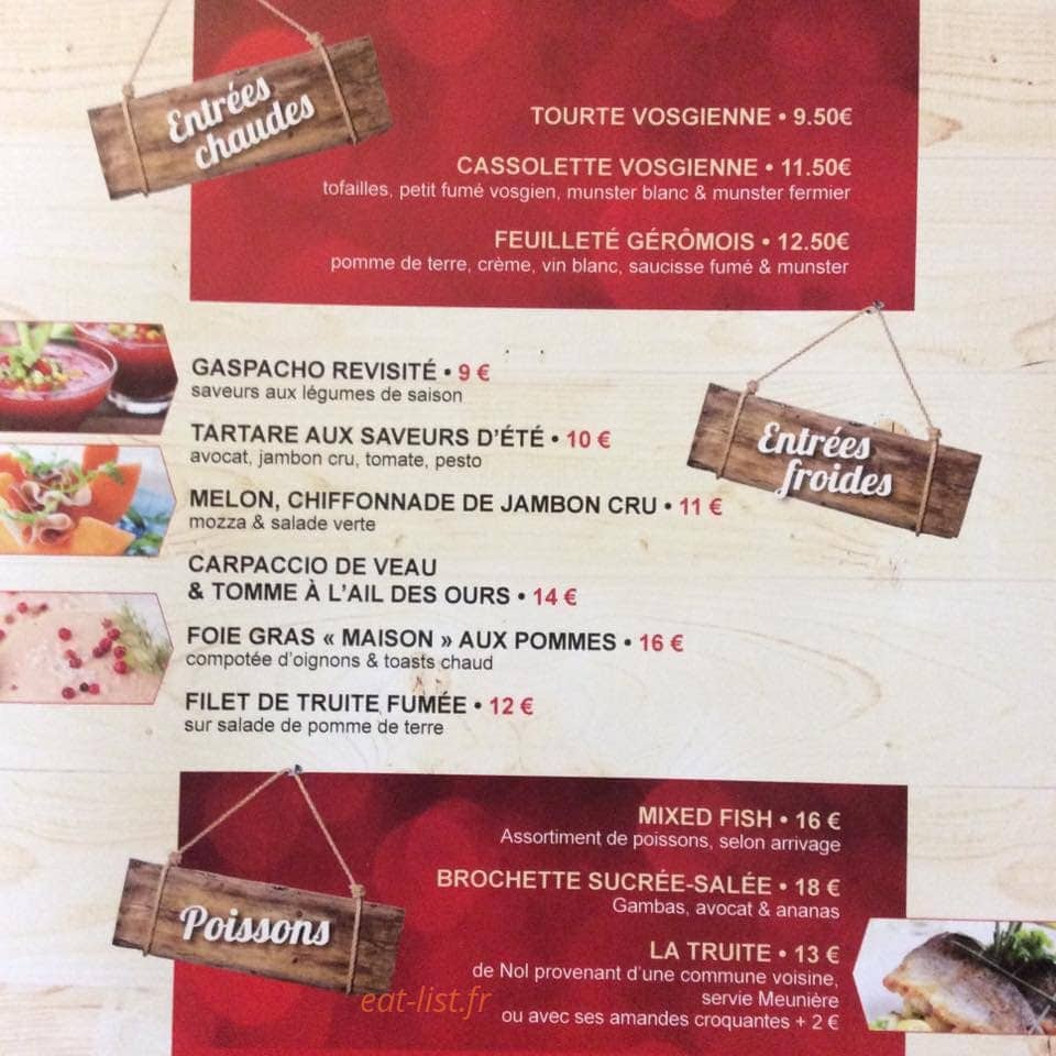 L'Aubergade — carte page 1