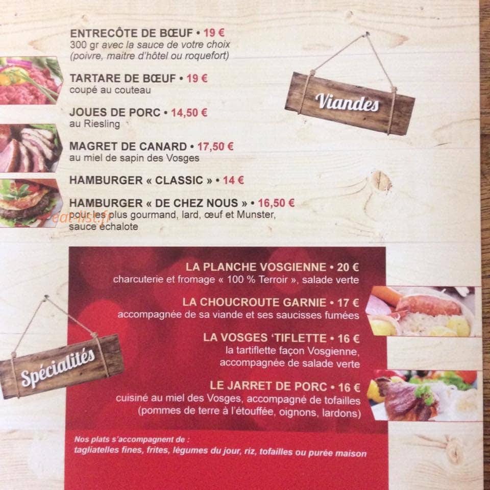L'Aubergade — carte page 2
