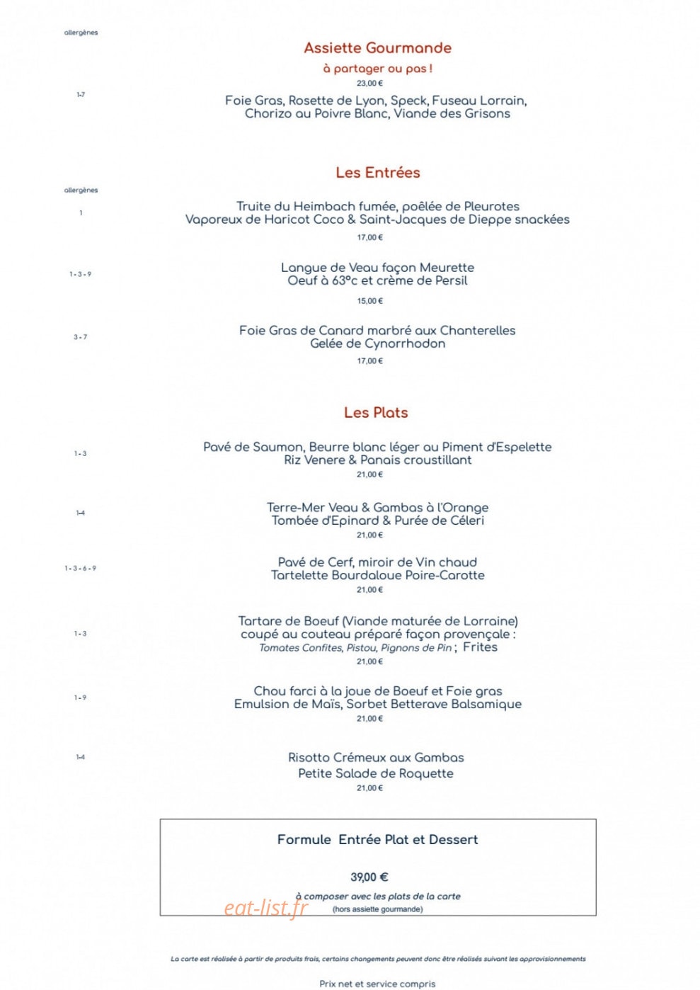 L'Hors du Temps — carte page 2