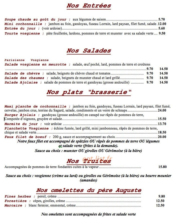 La Géromoise — carte page 1