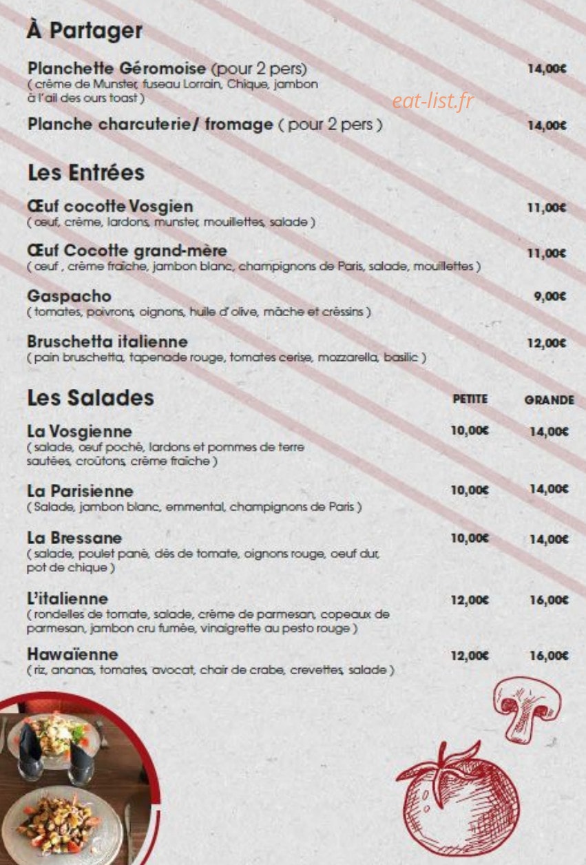 La marmite gourmande — carte page 2