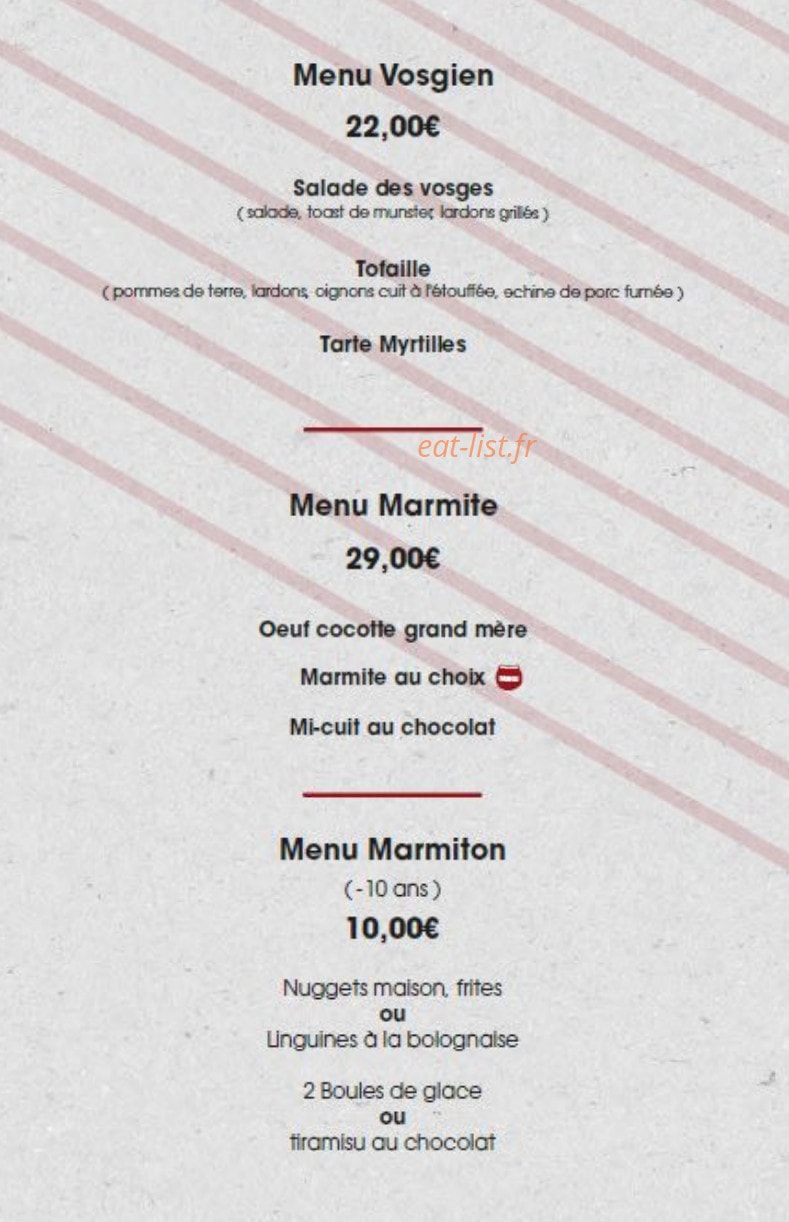 La marmite gourmande — carte page 5