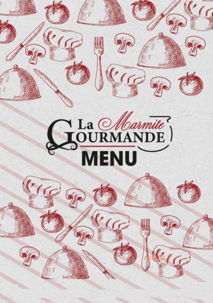 La marmite gourmande — carte page 1
