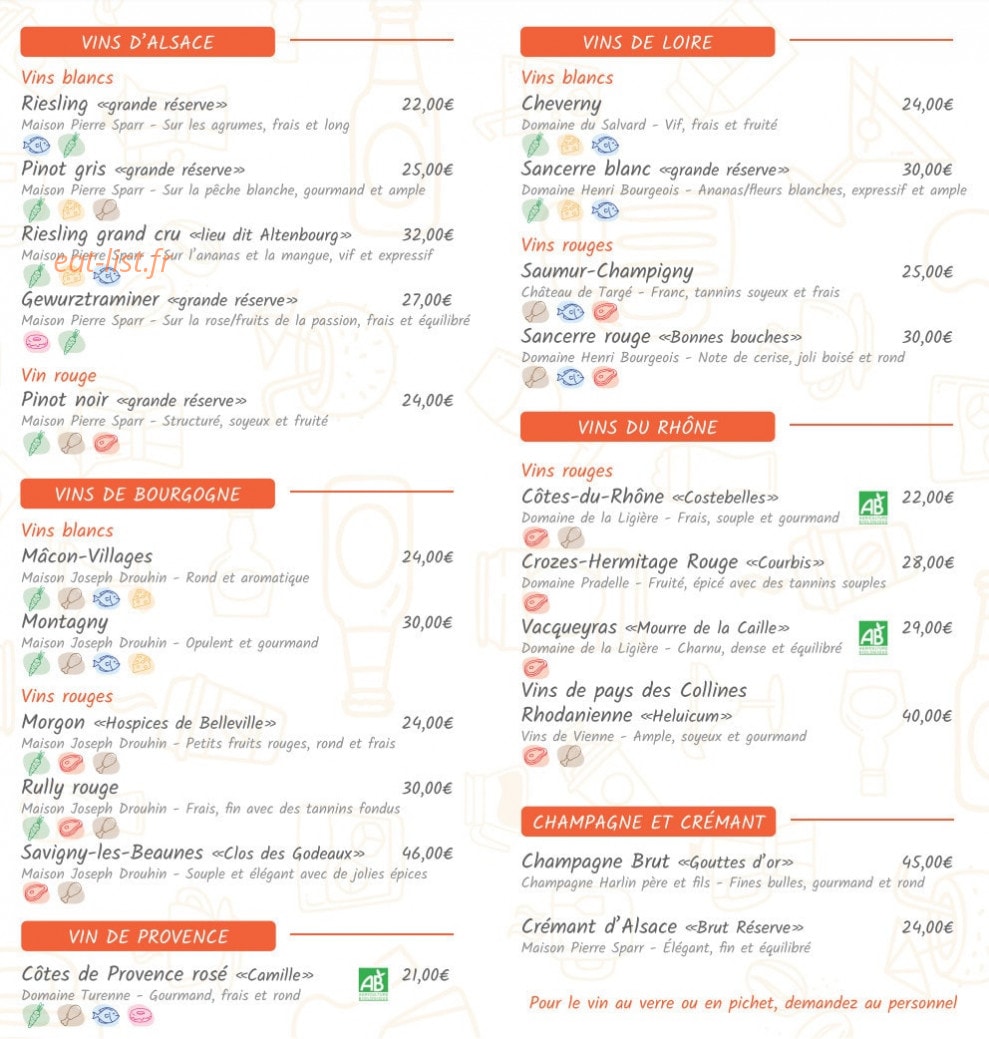 La Popote — carte page 5