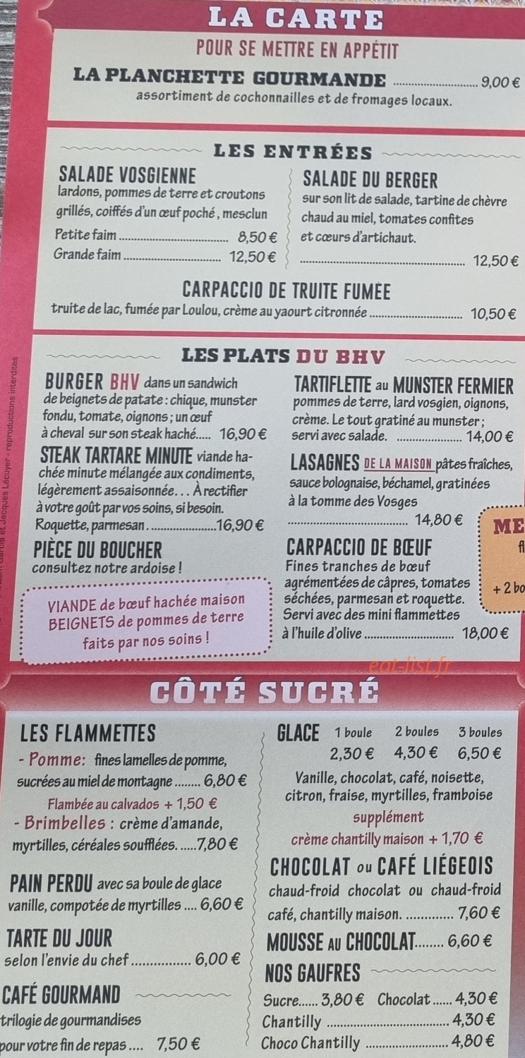 Le BHV — carte page 1
