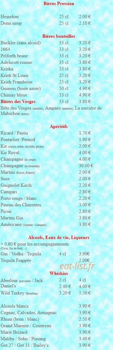 Le Neptune — carte page 1