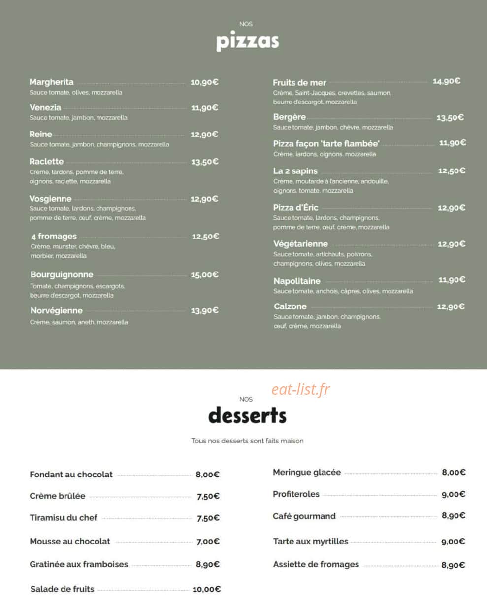 Aux 2 Sapins — carte page 5