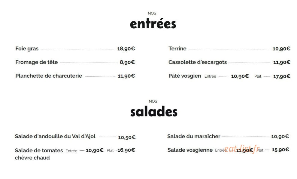 Aux 2 Sapins — carte page 2