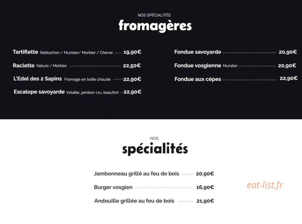 Aux 2 Sapins — carte page 4