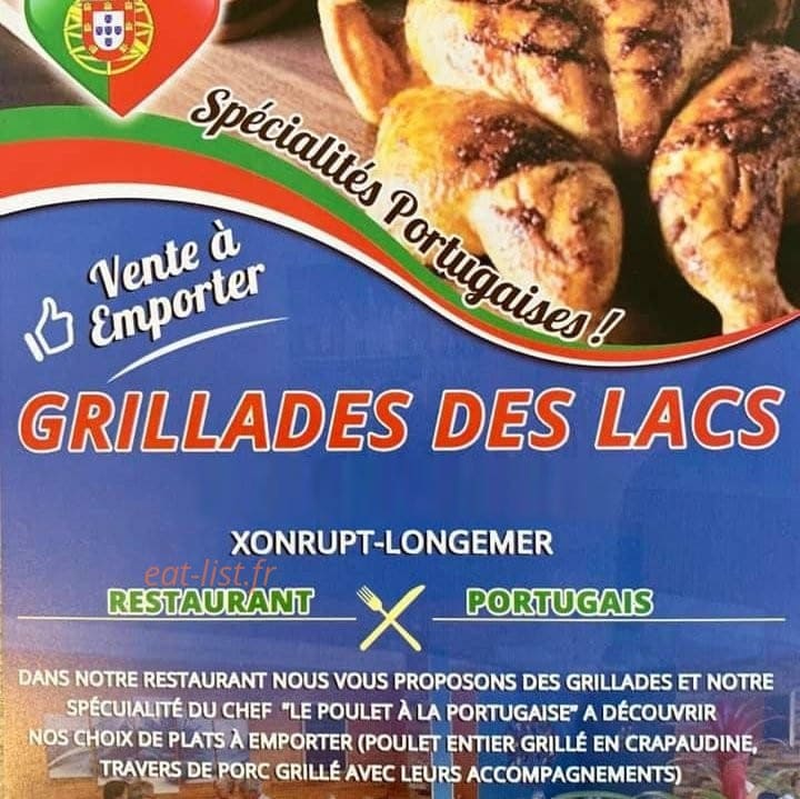 Grillades Des Lacs — carte page 1