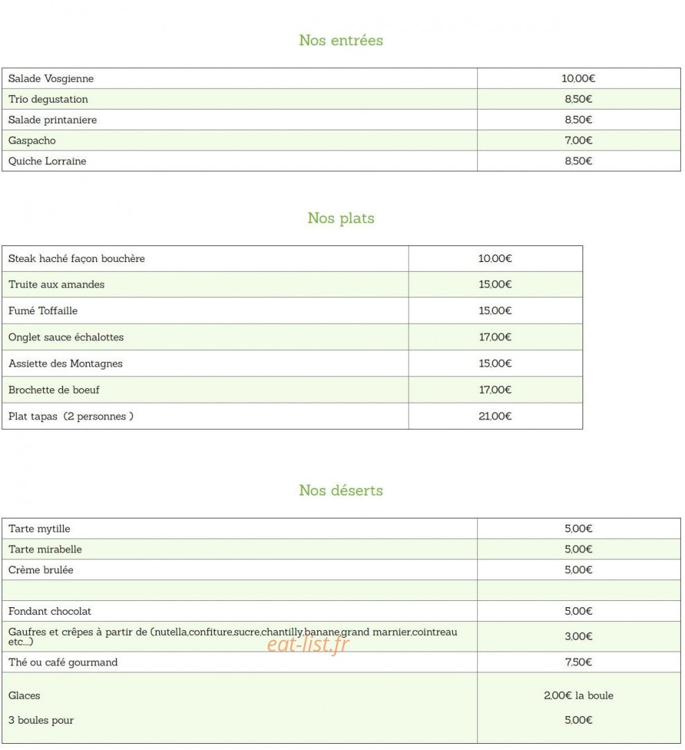 La clairiere — carte page 2