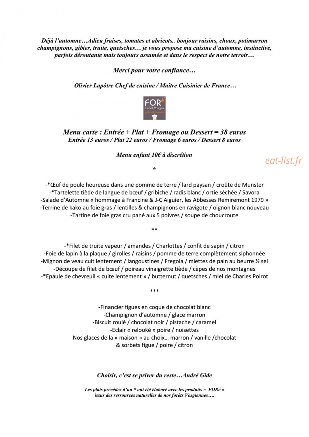 Le Collet — carte page 1
