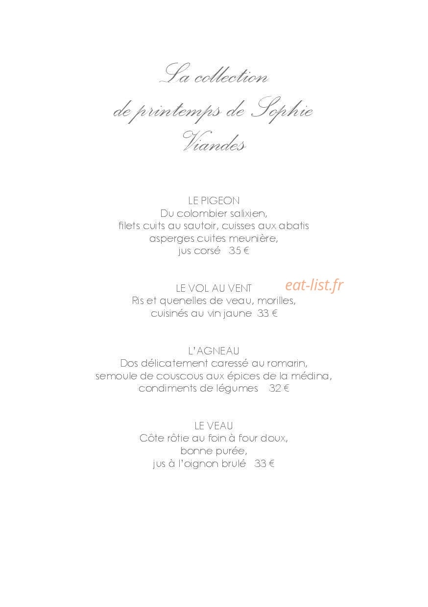 Les Jardins de Sophie — carte page 3