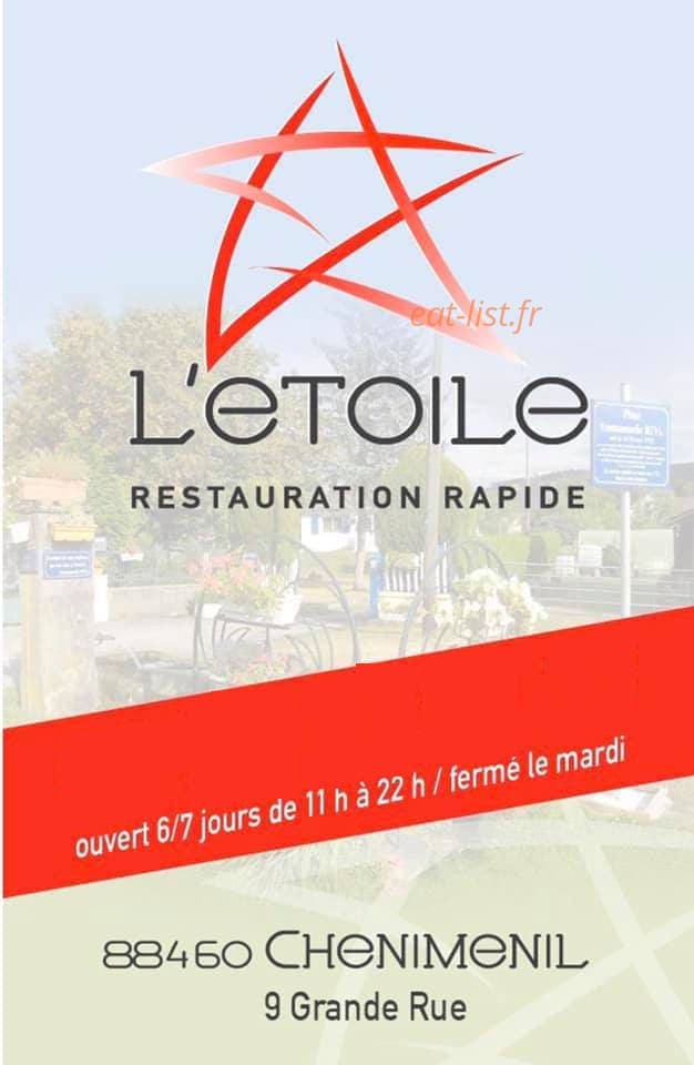 L’Étoile — carte page 1