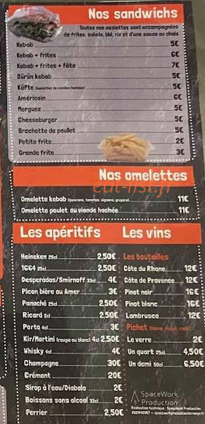 Chez Kuky — carte page 3