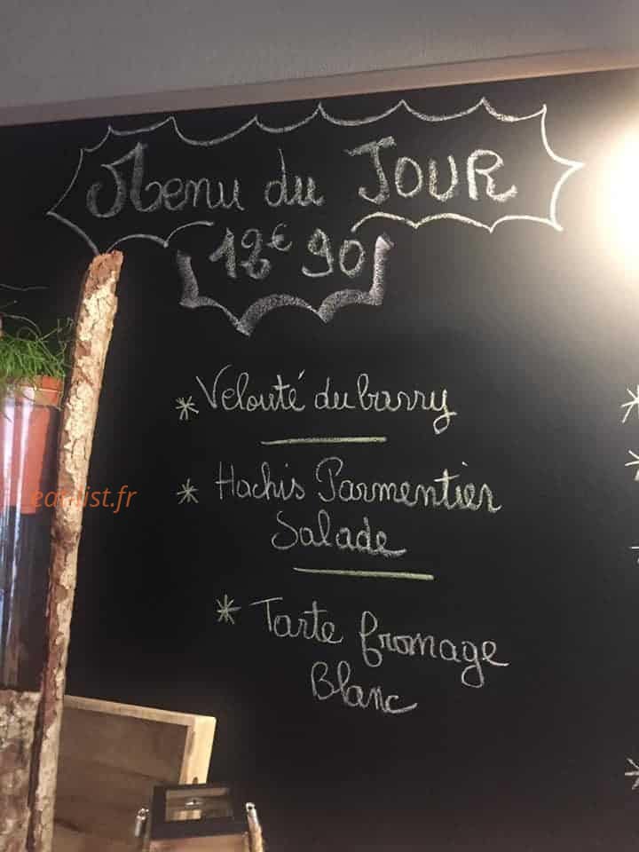 Au Fil des 4 Saisons — carte page 1