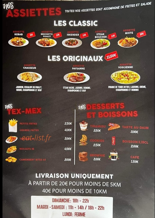 Mc Döner — carte page 4
