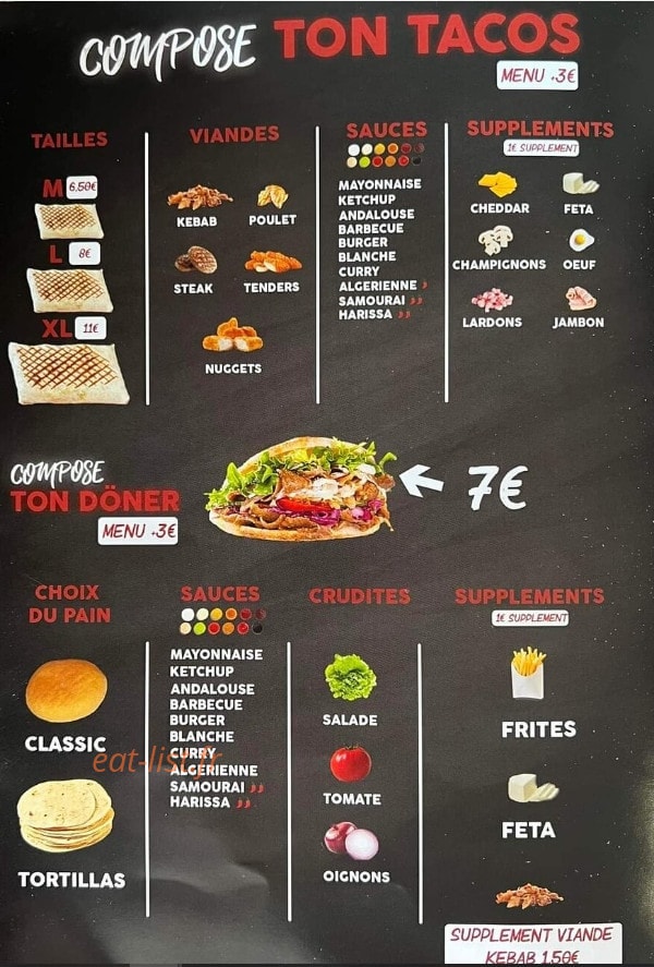 Mc Döner — carte page 2