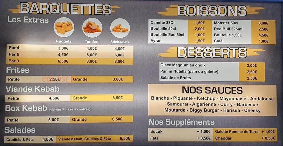 Snack Ephes — carte page 3
