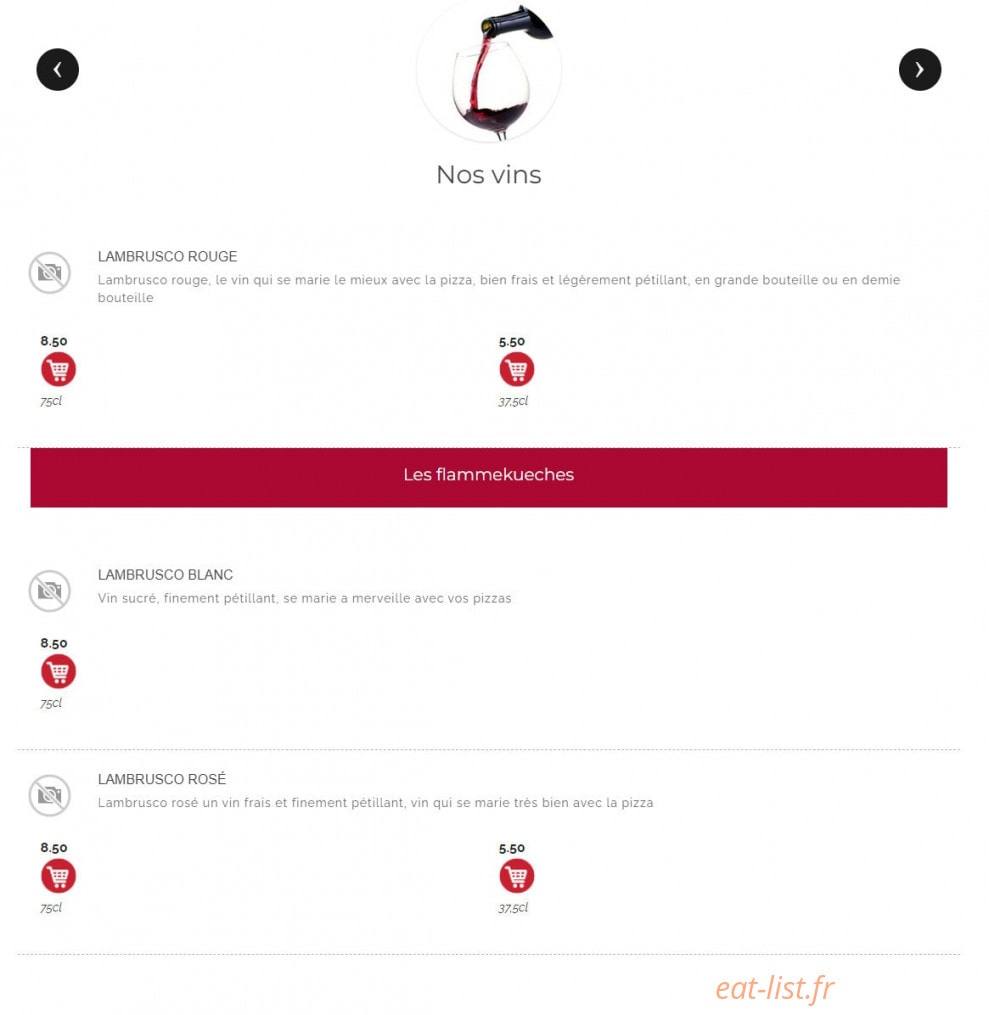 Verace pizza — carte page 7