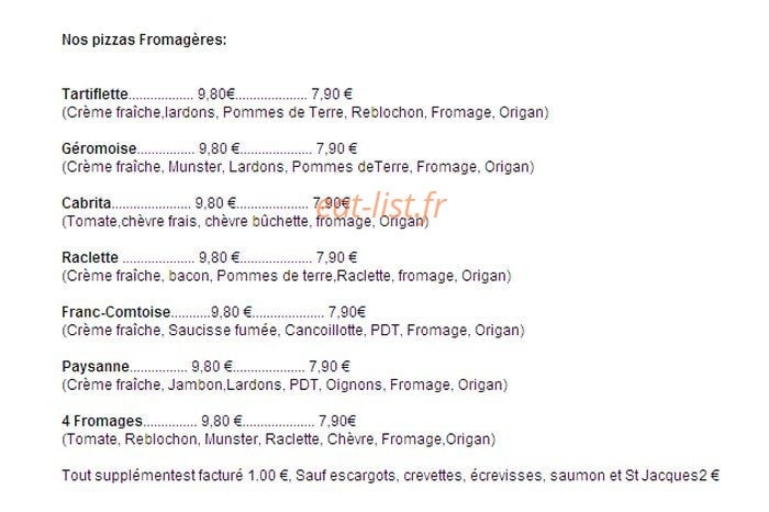 Au Flambadou — carte page 3
