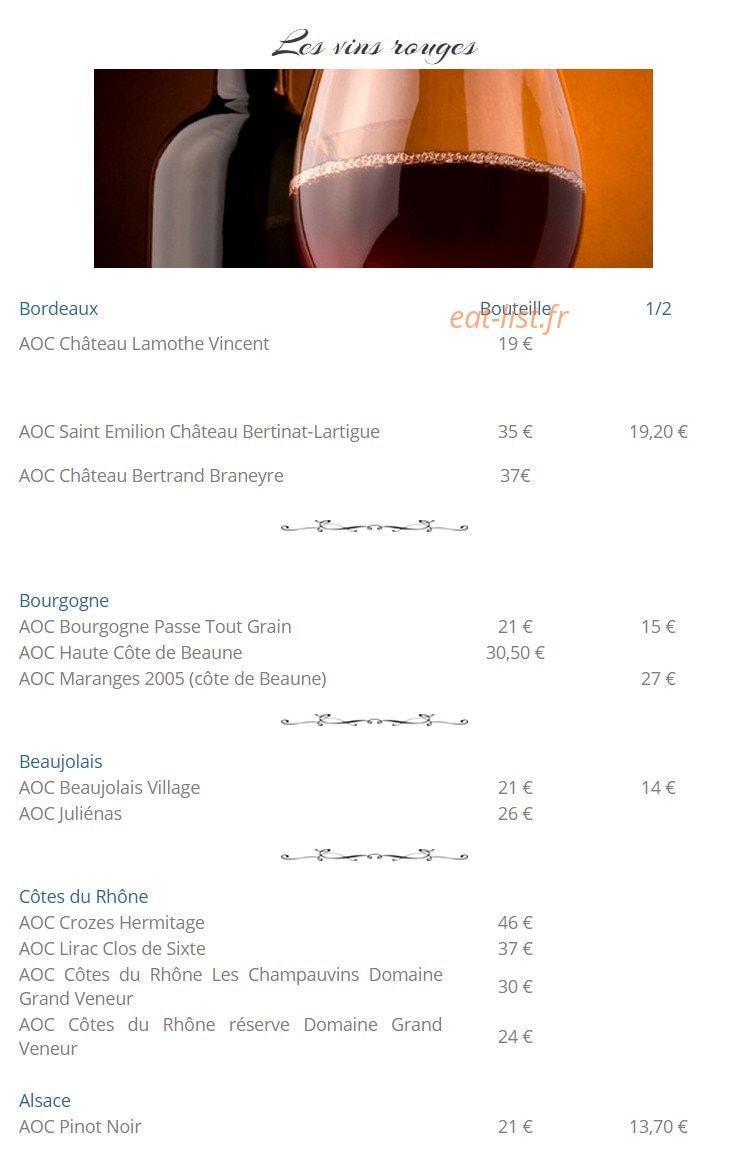 Restaurant  Traiteur les 2 frères — carte page 8