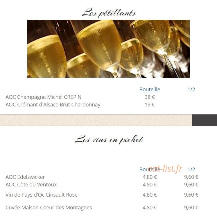 Restaurant  Traiteur les 2 frères — carte page 9