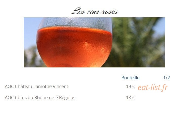 Restaurant  Traiteur les 2 frères — carte page 7