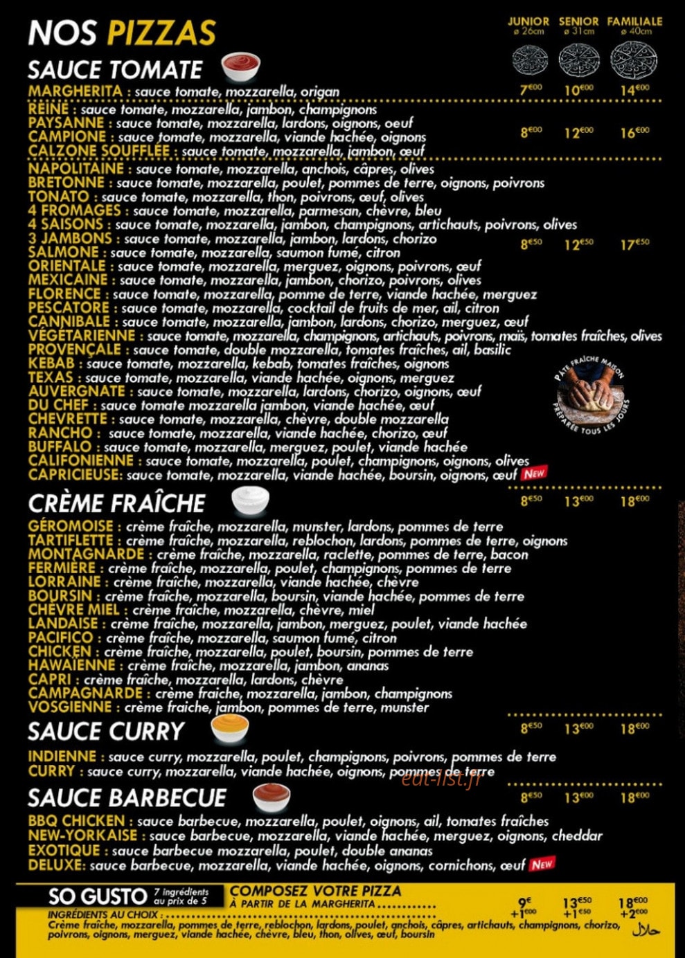 So Gusto — carte page 3