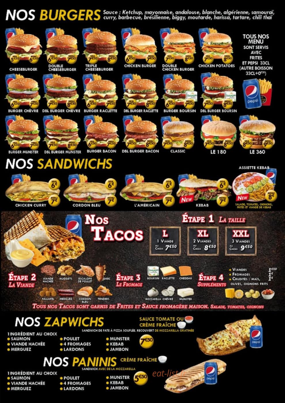 So Gusto — carte page 4