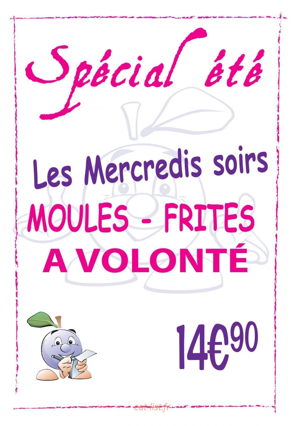 La Petite Myrtille — carte page 5
