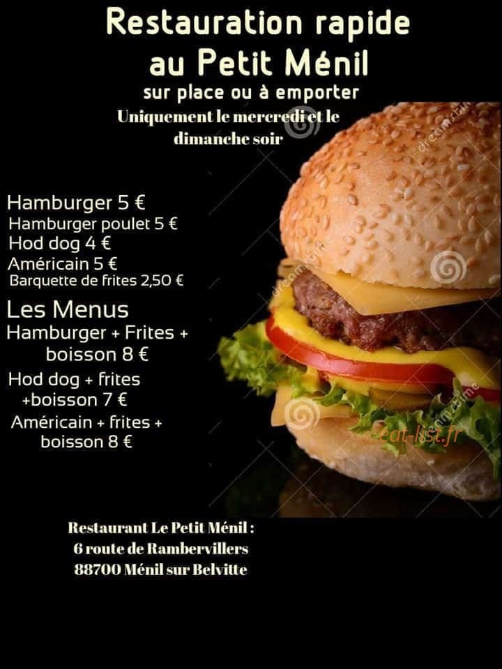 Le p'tit  Menil — carte page 1